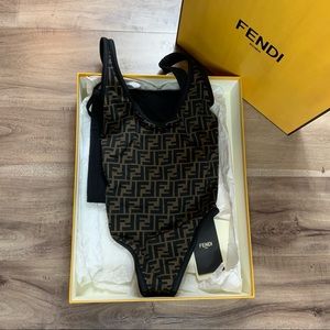 Fendi Zucca Monogram One Piece Swimsuit